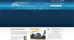 Desktop Screenshot of copperwood-realestate.com